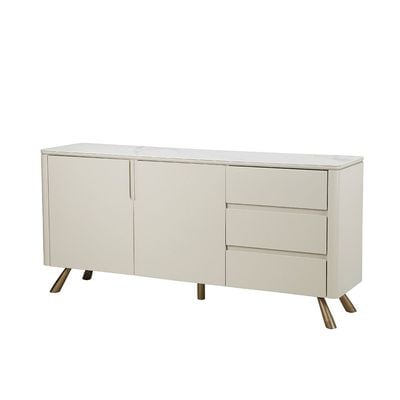 Arthur Buffet Cabinet - White / Grey